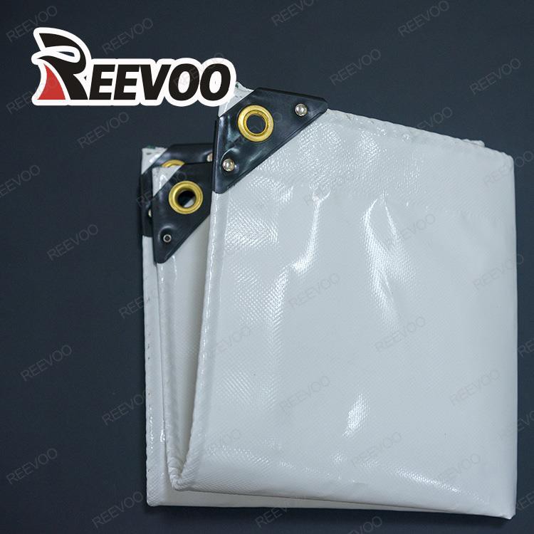 WHITE PVC TARP